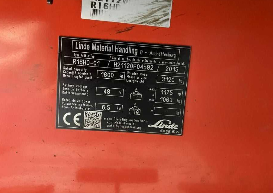 Linde R16HD-01 - Reach truck: afbeelding 4 Linde R16HD-01 - Reach truck: afbeelding 4
