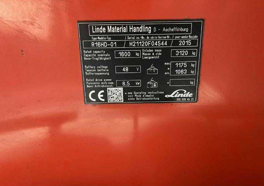 Linde R16HD-01 - Reach truck: afbeelding 4 Linde R16HD-01 - Reach truck: afbeelding 4