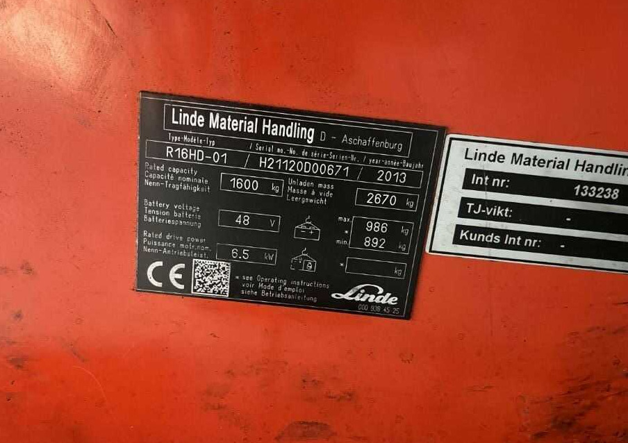 Linde R16HD-01 - Reach truck: afbeelding 4 Linde R16HD-01 - Reach truck: afbeelding 4