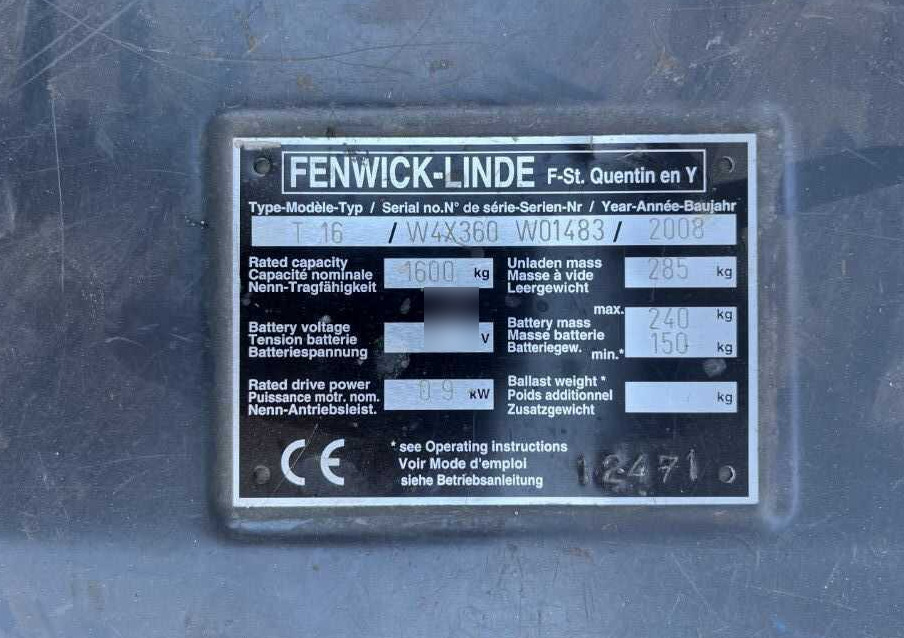 Linde T16 - Palletwagen: afbeelding 4 Linde T16 - Palletwagen: afbeelding 4