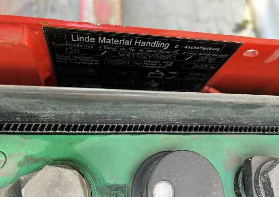 Linde T20 - Palletwagen: afbeelding 4 Linde T20 - Palletwagen: afbeelding 4