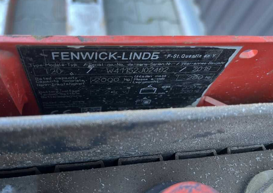 Linde T20 - Palletwagen: afbeelding 5 Linde T20 - Palletwagen: afbeelding 5
