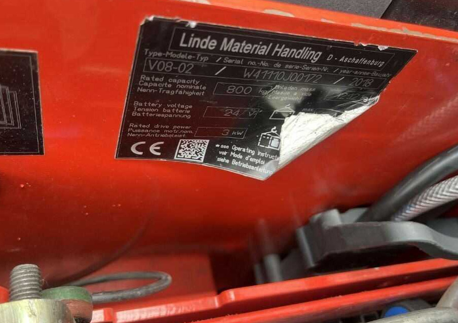 Linde V08-02 - Orderverzameltruck: afbeelding 4 Linde V08-02 - Orderverzameltruck: afbeelding 4