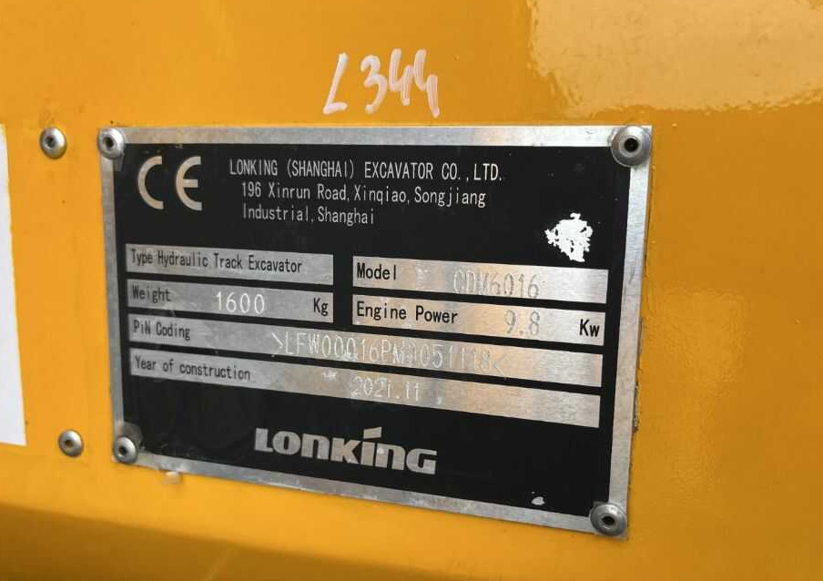 Lonking CDM6016 - Minigraafmachine: afbeelding 4 Lonking CDM6016 - Minigraafmachine: afbeelding 4
