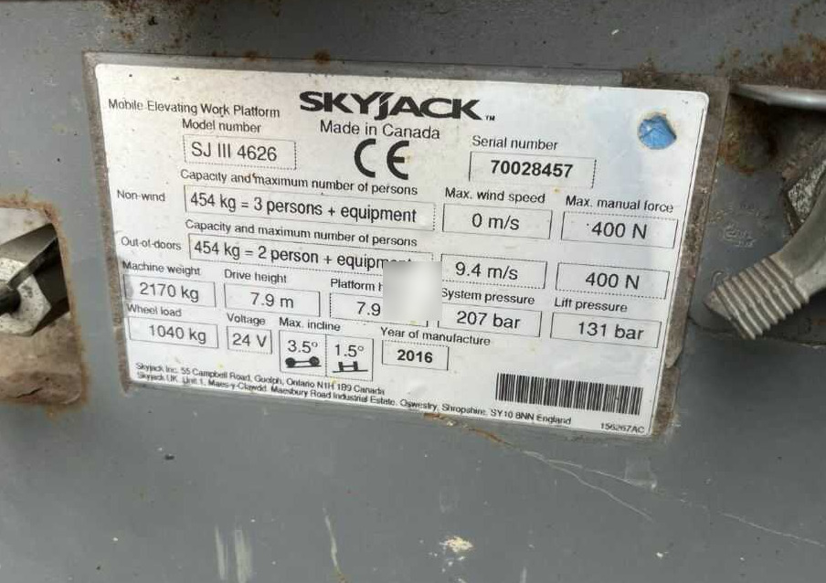 Skyjack SJ III 4626 - Schaarlift: afbeelding 4 Skyjack SJ III 4626 - Schaarlift: afbeelding 4