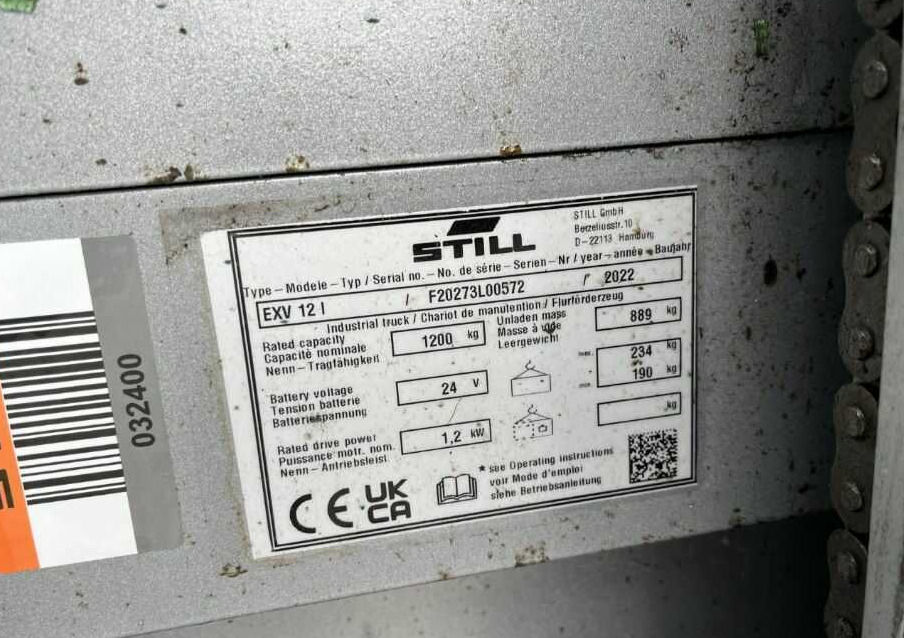Still EXV12i - Stapelaar: afbeelding 4 Still EXV12i - Stapelaar: afbeelding 4
