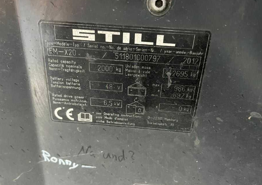 Still FM-X20 - Reach truck: afbeelding 4 Still FM-X20 - Reach truck: afbeelding 4