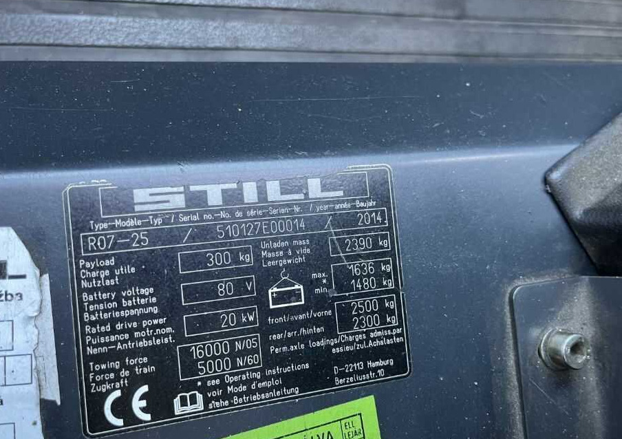 Still R07-25 - Elektrische trekker: afbeelding 3 Still R07-25 - Elektrische trekker: afbeelding 3