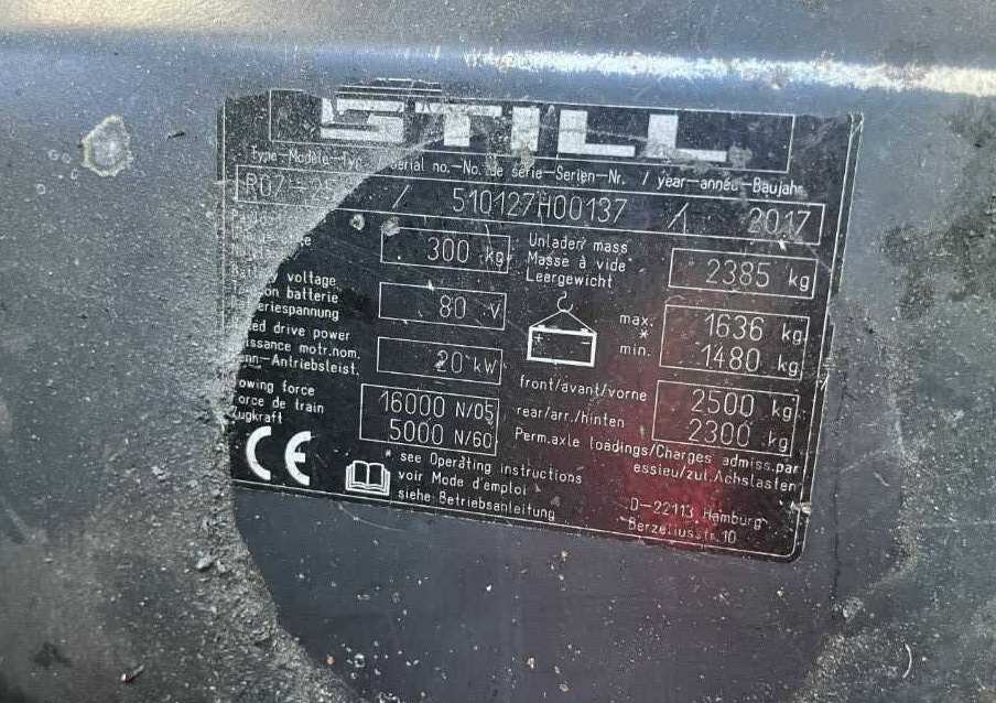 Elektrische trekker Still R07-25: afbeelding 9