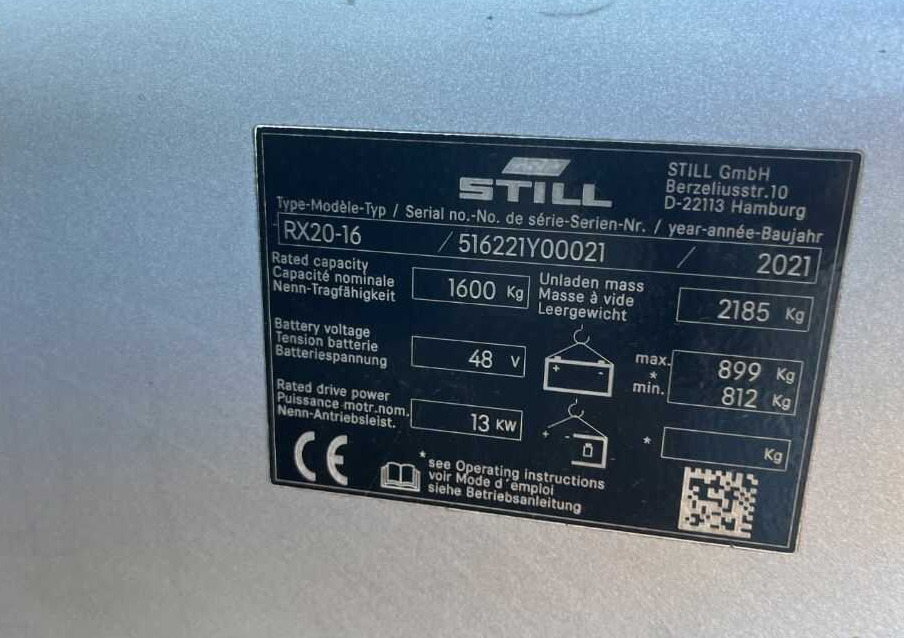 Still RX20-16 - Elektrische heftruck: afbeelding 4 Still RX20-16 - Elektrische heftruck: afbeelding 4