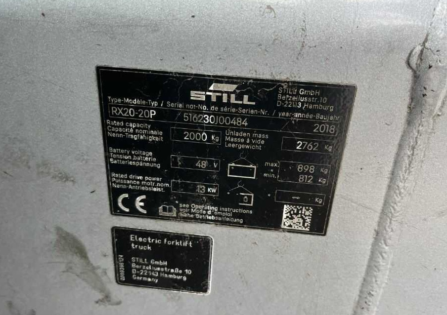 Still RX20-20P - Elektrische heftruck: afbeelding 4 Still RX20-20P - Elektrische heftruck: afbeelding 4