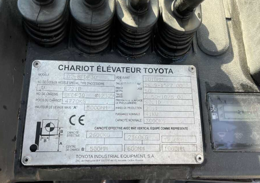 Toyota 8FDF30 - Diesel heftruck: afbeelding 4 Toyota 8FDF30 - Diesel heftruck: afbeelding 4