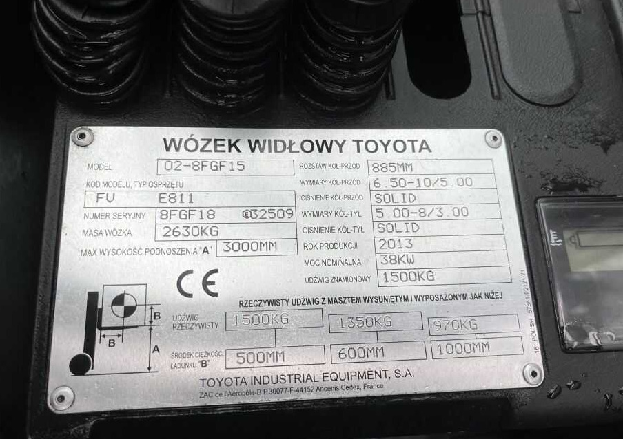 Toyota 8FGF15 - LPG heftruck: afbeelding 4 Toyota 8FGF15 - LPG heftruck: afbeelding 4