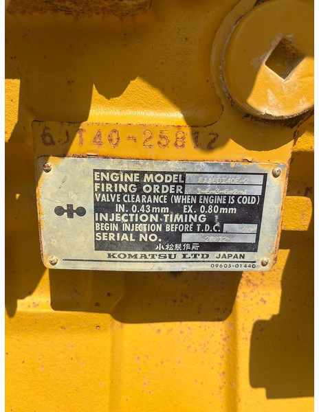 Komatsu SAA6D140E-2 Komatsu engine HD325 - Motor: afbeelding 5 Komatsu SAA6D140E-2 Komatsu engine HD325 - Motor: afbeelding 5