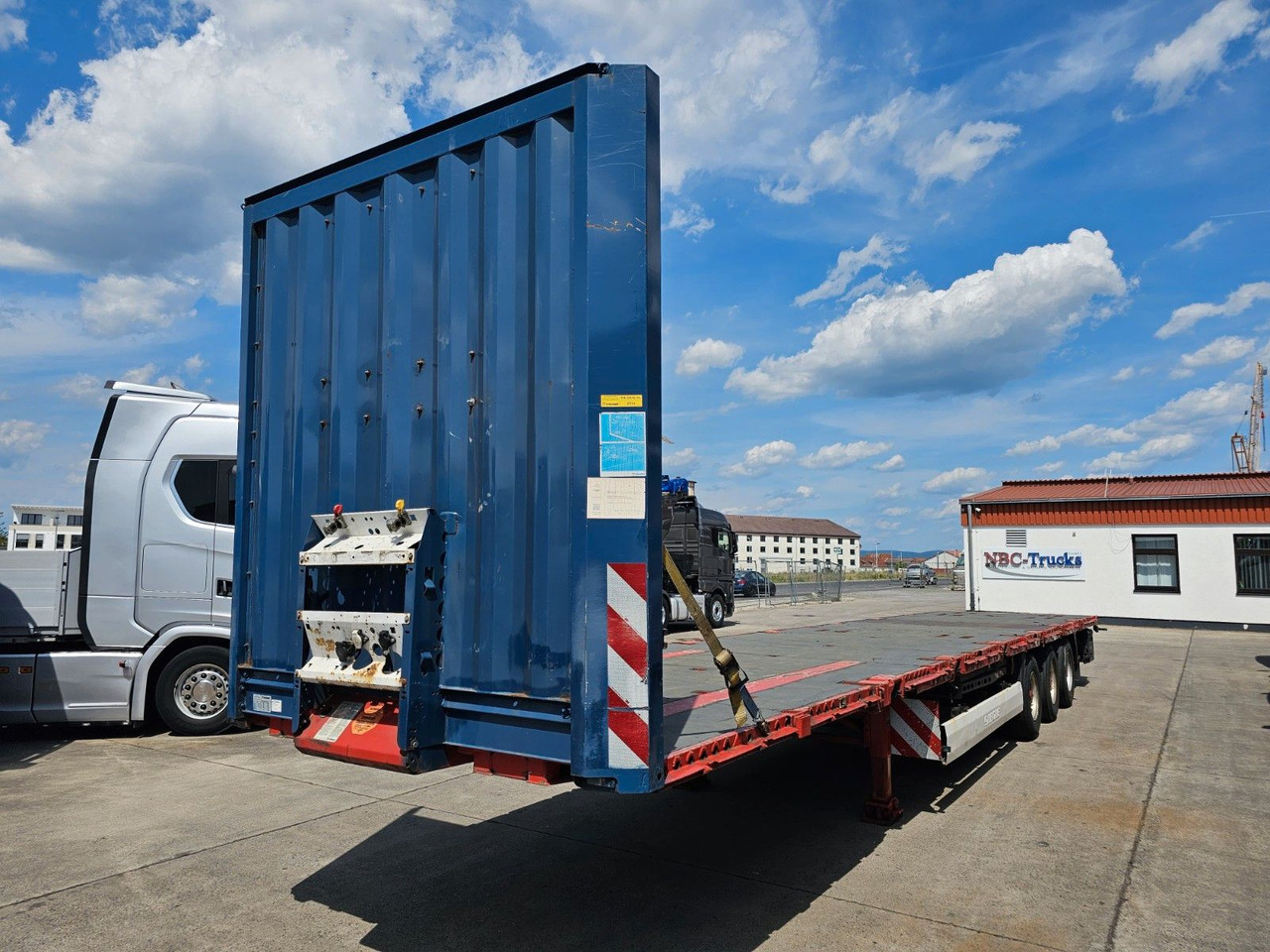 Krone SD / P * PLATEAU * STAHLMATTEN * BPW * RUNGEN * - Open bak met boorden oplegger: afbeelding 1 Krone SD / P * PLATEAU * STAHLMATTEN * BPW * RUNGEN * - Open bak met boorden oplegger: afbeelding 1