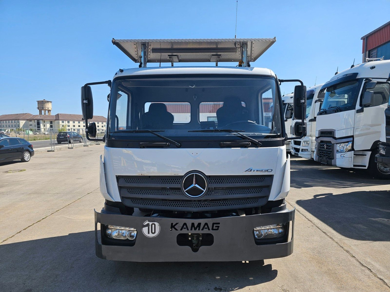 Mercedes-Benz KAMAG * WBH25 * UMSETZER * KLIMA * STANDHEIZ. * - Containertransporter/ Wissellaadbak vrachtwagen: afbeelding 2 Mercedes-Benz KAMAG * WBH25 * UMSETZER * KLIMA * STANDHEIZ. * - Containertransporter/ Wissellaadbak vrachtwagen: afbeelding 2