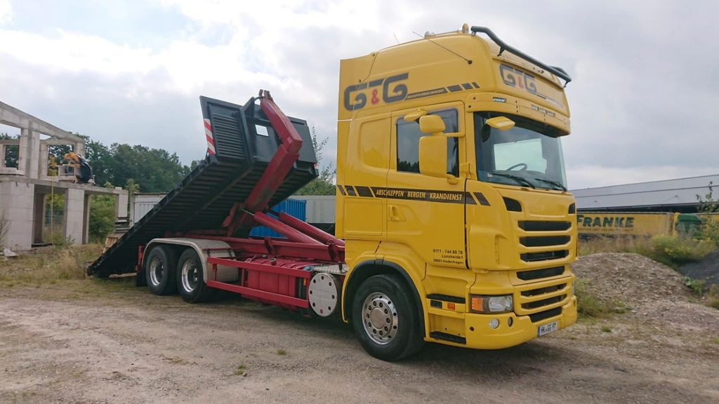 Scania R 730 Abroller voll Luft Scania R 730 Abroller voll Luft - Haakarmsysteem vrachtwagen: afbeelding 4 Scania R 730 Abroller voll Luft Scania R 730 Abroller voll Luft - Haakarmsysteem vrachtwagen: afbeelding 4