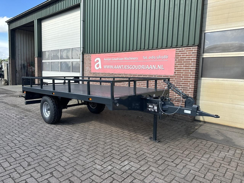 Bakkenwagen voor achter een kraan/shovel - Open/ Plateau aanhangwagen: afbeelding 2 Bakkenwagen voor achter een kraan/shovel - Open/ Plateau aanhangwagen: afbeelding 2