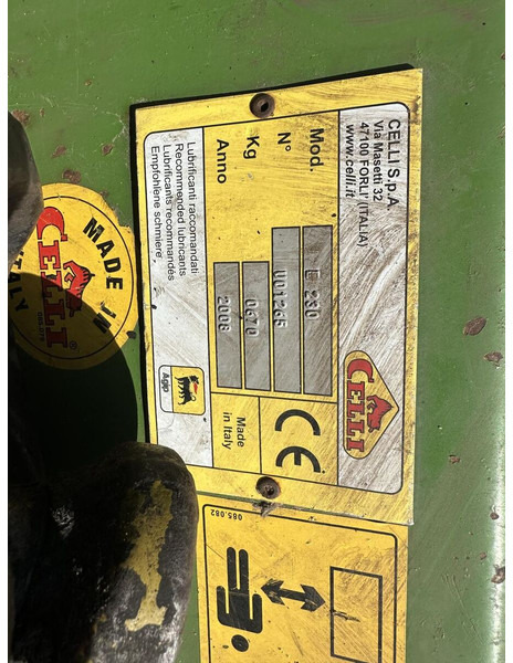Grondbewerking toebehoor Celli E230: afbeelding 8
