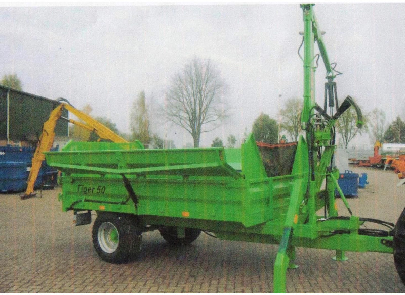 Kipper met opbouwkraan - Kipper aanhangwagen: afbeelding 4 Kipper met opbouwkraan - Kipper aanhangwagen: afbeelding 4