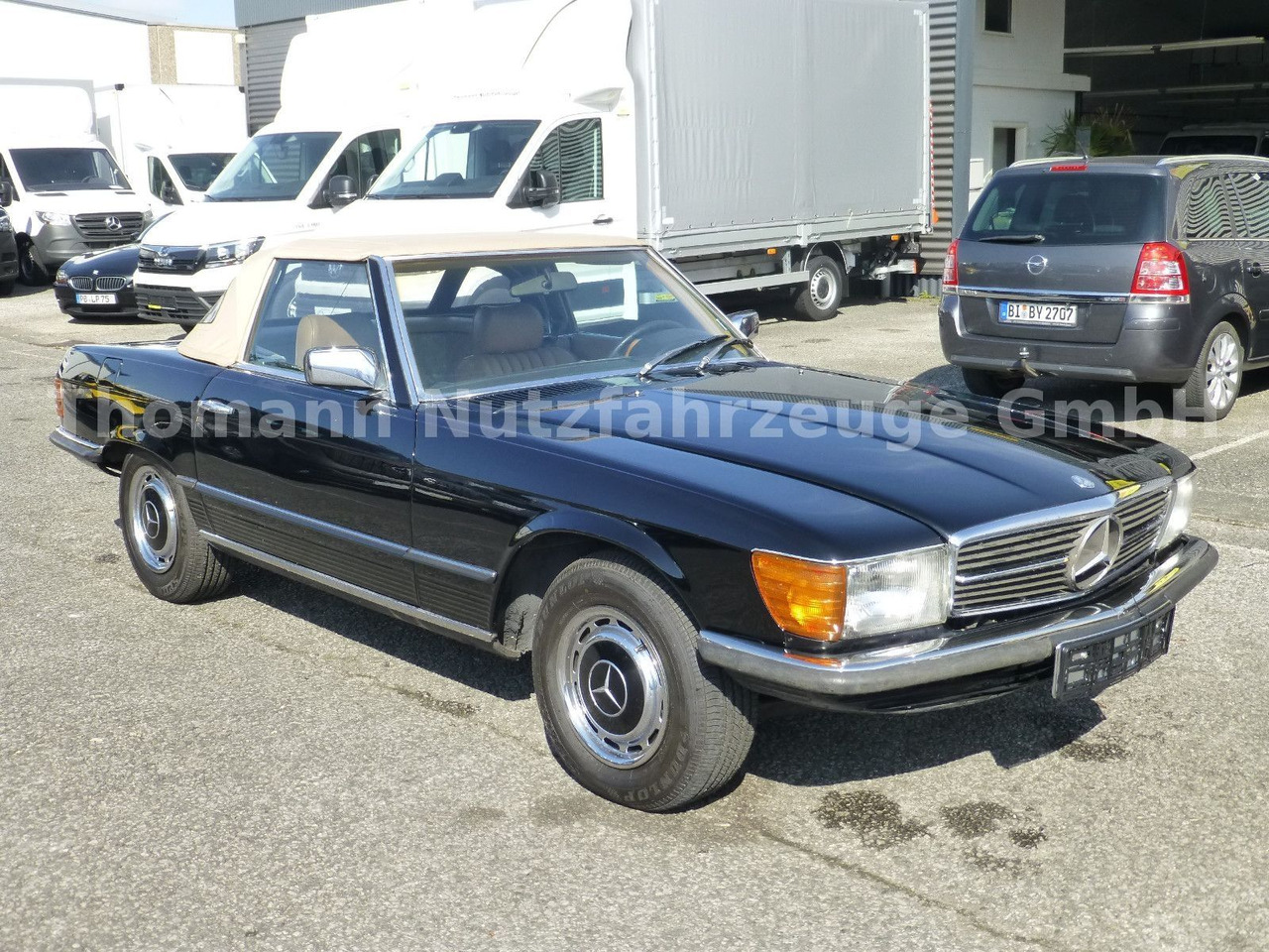 Nieuw Cabrio Mercedes-Benz 450 SL 107 Roadster Lack und Verdeck Neu!: afbeelding 6 Nieuw Cabrio Mercedes-Benz 450 SL 107 Roadster Lack und Verdeck Neu!: afbeelding 6