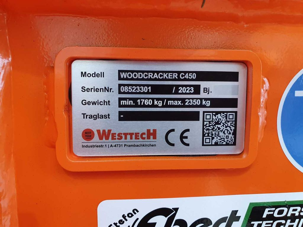 Aanbouwdeel voor Bosbouwmachine Westtech Woodcracker C450 MS21 Sammler Tiltator: afbeelding 13