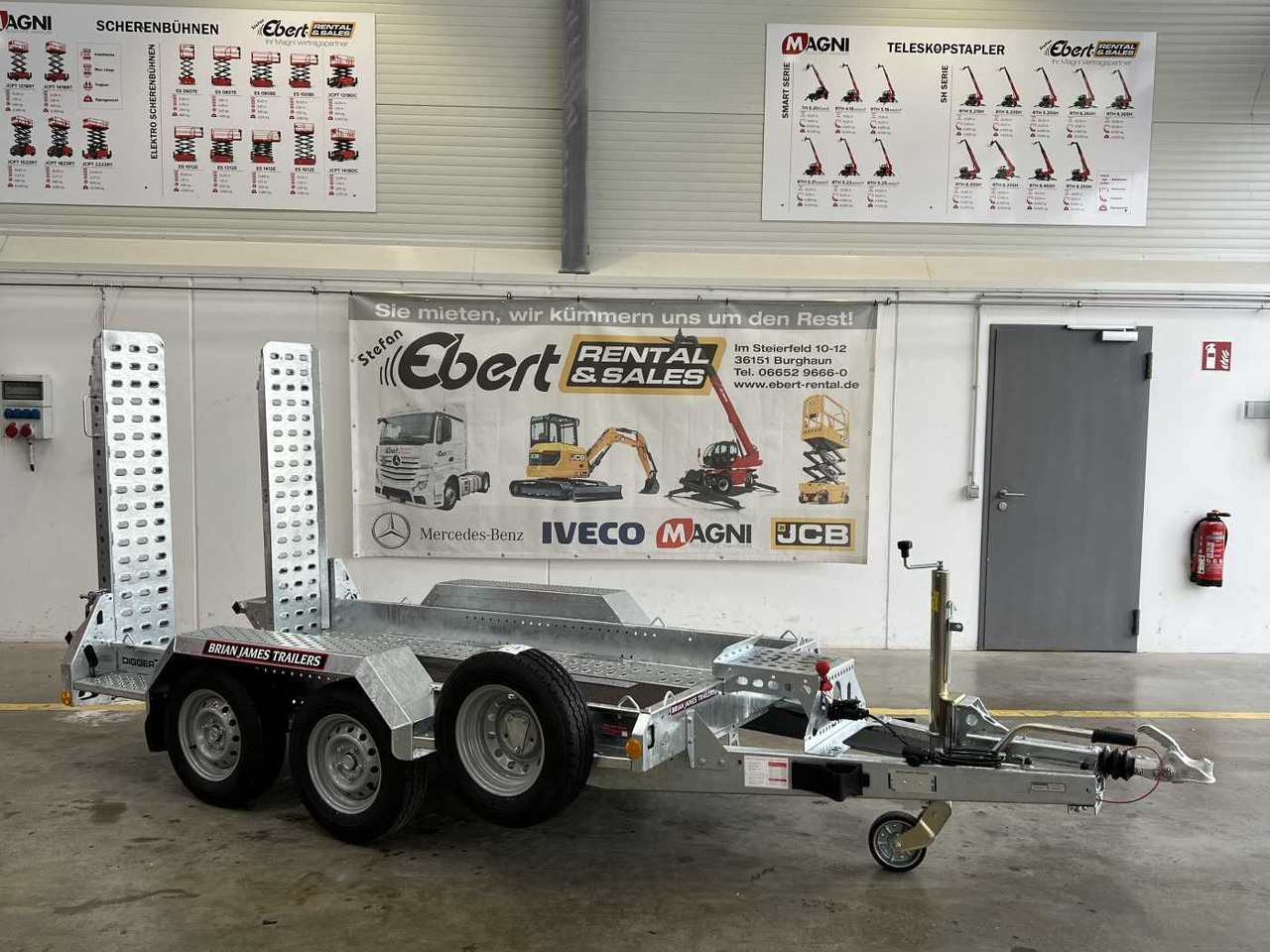 Brian James Cargo Digger Plant 2 / Länge: 2.800mm / 2.700kg - Dieplader aanhangwagen: afbeelding 1 Brian James Cargo Digger Plant 2 / Länge: 2.800mm / 2.700kg - Dieplader aanhangwagen: afbeelding 1