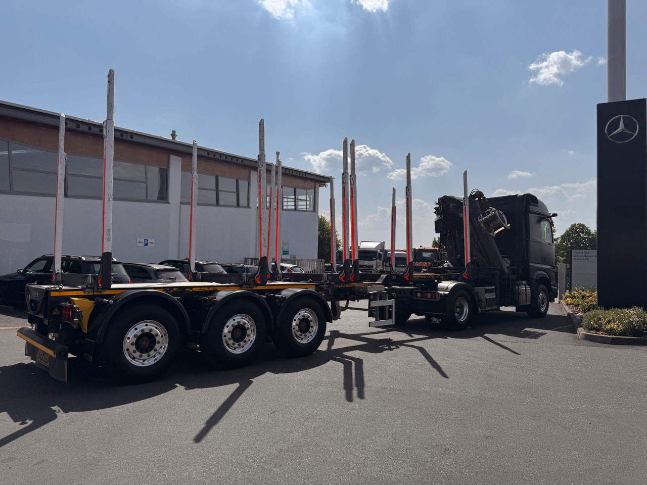 Doll H3L-14X Langholz Lift+Lenkachse - Hout aanhanger: afbeelding 5 Doll H3L-14X Langholz Lift+Lenkachse - Hout aanhanger: afbeelding 5