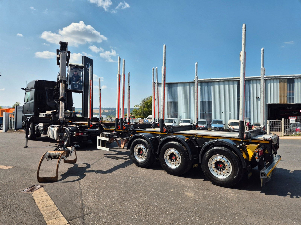 Doll H3L-14X Langholz Lift+Lenkachse - Houtoplegger: afbeelding 3 Doll H3L-14X Langholz Lift+Lenkachse - Houtoplegger: afbeelding 3