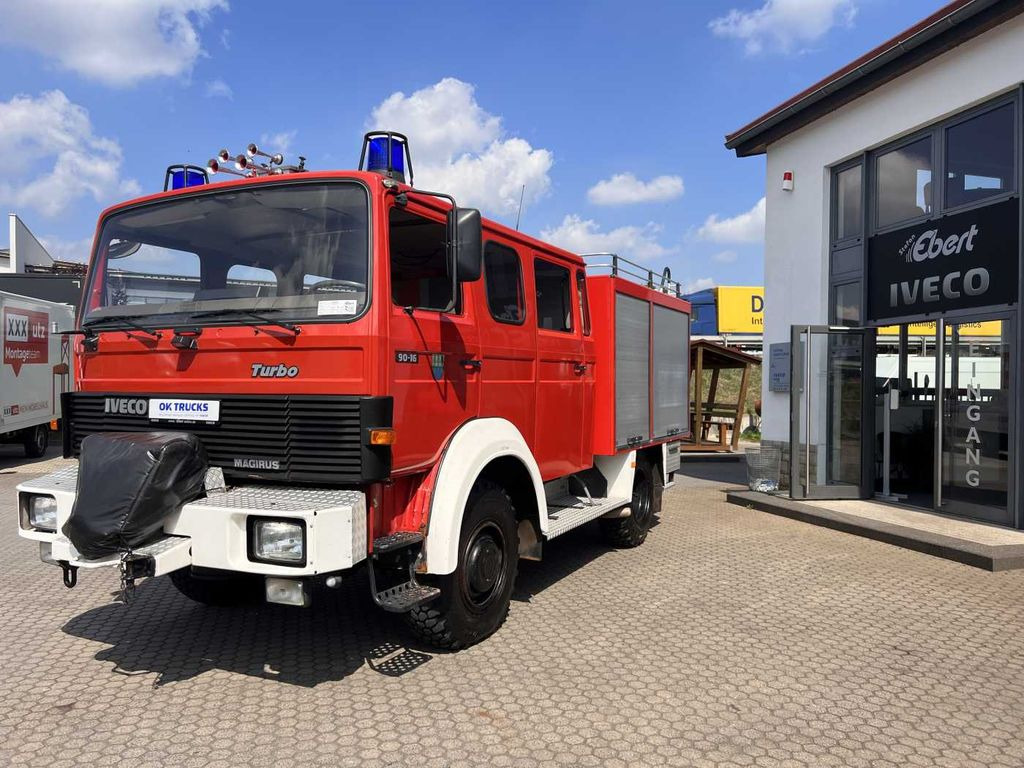 Iveco 90-16 AW 4x4 LF8 Feuerwehr Standheizung 9 Sitze - Brandweerwagen: afbeelding 1 Iveco 90-16 AW 4x4 LF8 Feuerwehr Standheizung 9 Sitze - Brandweerwagen: afbeelding 1