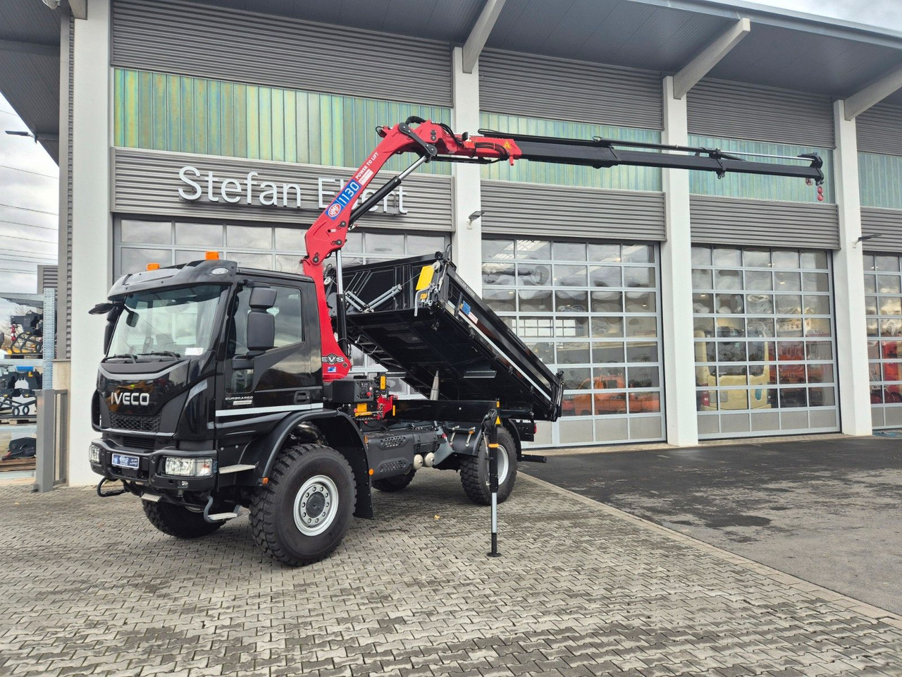 Iveco Eurocargo ML150E32WS 4x4 Kran HMF 1130K Funk AHK - Kipper vrachtwagen, Kraanwagen: afbeelding 4 Iveco Eurocargo ML150E32WS 4x4 Kran HMF 1130K Funk AHK - Kipper vrachtwagen, Kraanwagen: afbeelding 4