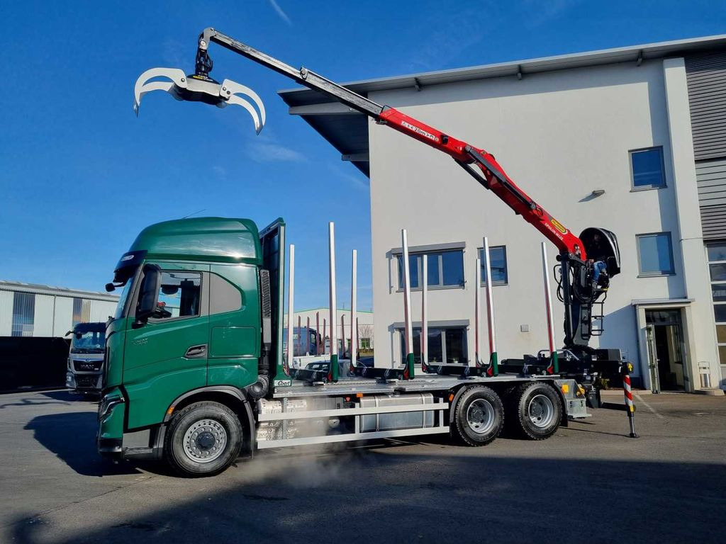 Nieuw Houttransport, Kraanwagen Iveco X-Way AS300X57 Z/P HR ON+ 6x4 (6x6 Hi Traction): afbeelding 14