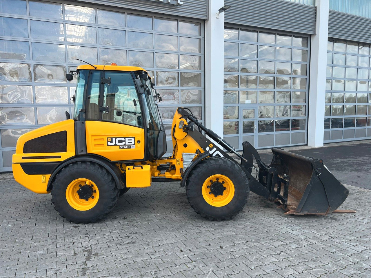 JCB 407 SV / nur 268h! / Klappschaufel & Gabel - Wiellader: afbeelding 2 JCB 407 SV / nur 268h! / Klappschaufel & Gabel - Wiellader: afbeelding 2