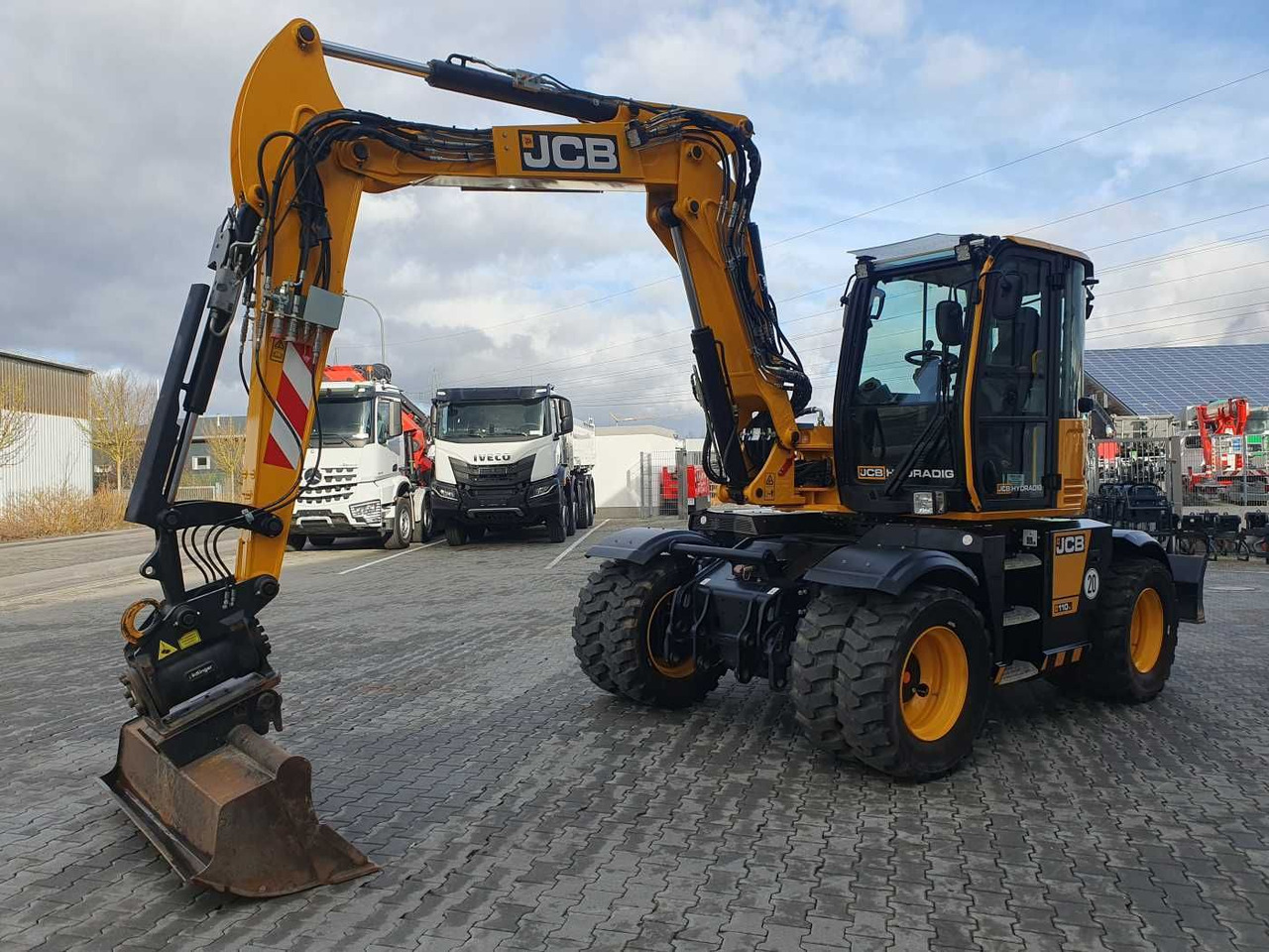 JCB Hydradig HD 110WT / 2022 / nur 239h! / Powertilt - Mobiele graafmachine: afbeelding 5 JCB Hydradig HD 110WT / 2022 / nur 239h! / Powertilt - Mobiele graafmachine: afbeelding 5