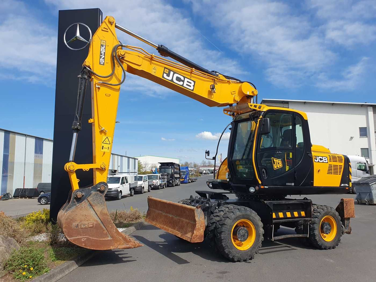 JCB JS 175 W / 2024 / nur 622h! / 1x Tieflöffel - Mobiele graafmachine: afbeelding 1 JCB JS 175 W / 2024 / nur 622h! / 1x Tieflöffel - Mobiele graafmachine: afbeelding 1