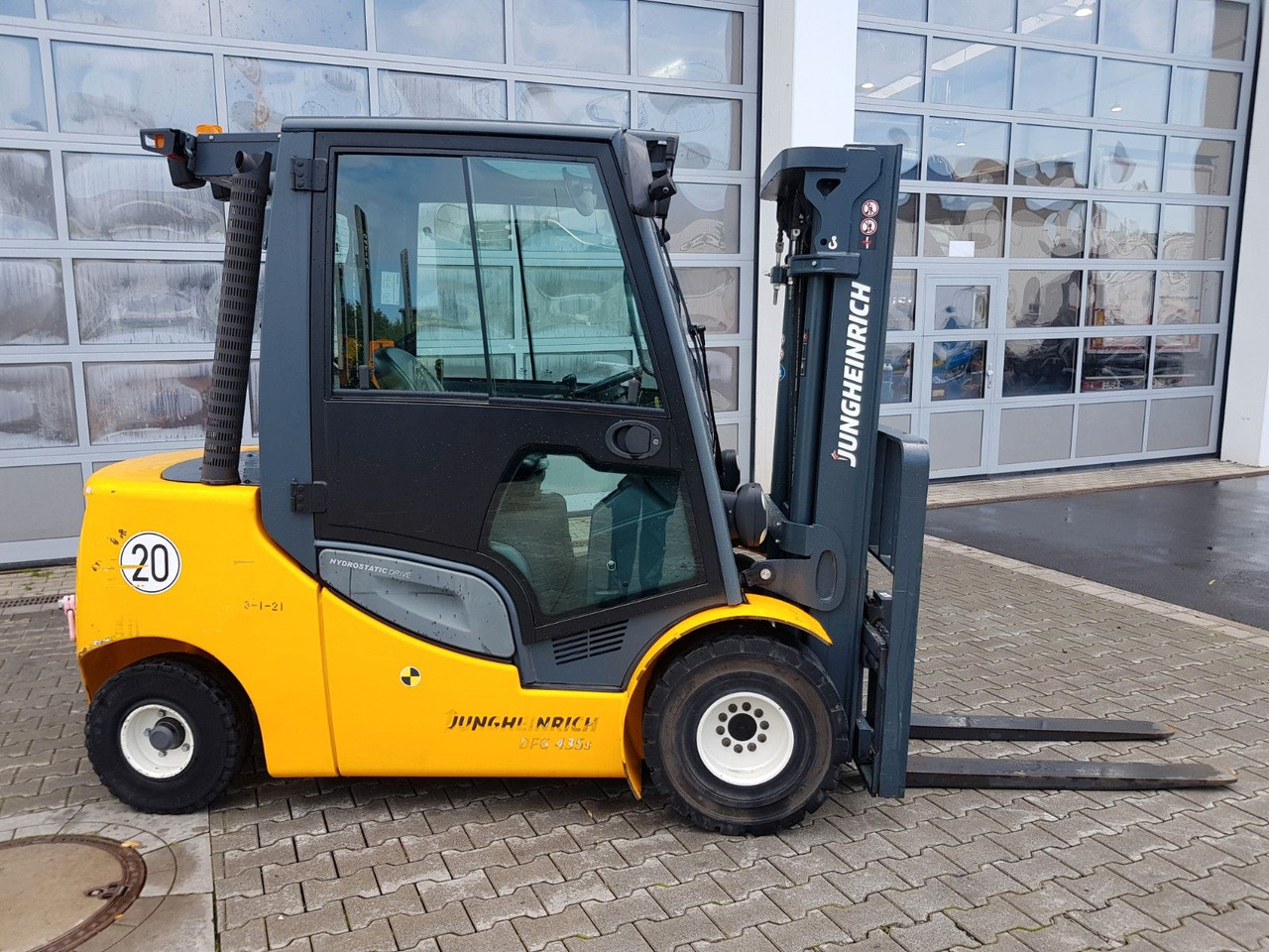Jungheinrich DFG 435s / 4.400mm / nur 1.778h! / Klima / SS - Diesel heftruck: afbeelding 2 Jungheinrich DFG 435s / 4.400mm / nur 1.778h! / Klima / SS - Diesel heftruck: afbeelding 2