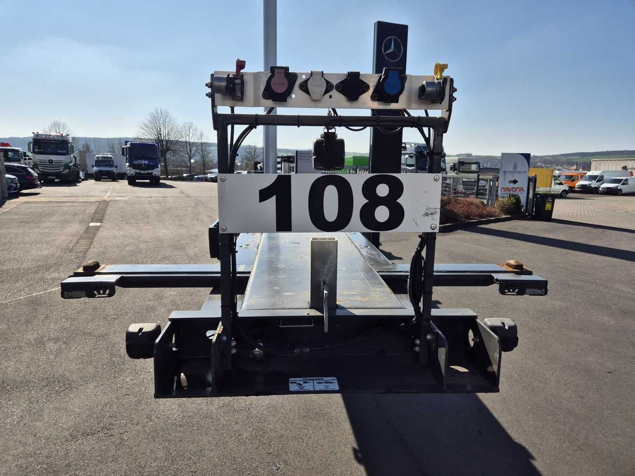 Containertransporter/ Wissellaadbak oplegger Krone SD BDF BPW-Achsen Liftachse mitte Container: afbeelding 8