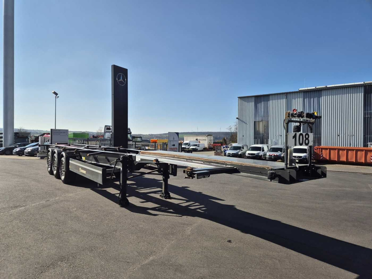 Containertransporter/ Wissellaadbak oplegger Krone SD BDF BPW-Achsen Liftachse mitte Container: afbeelding 6