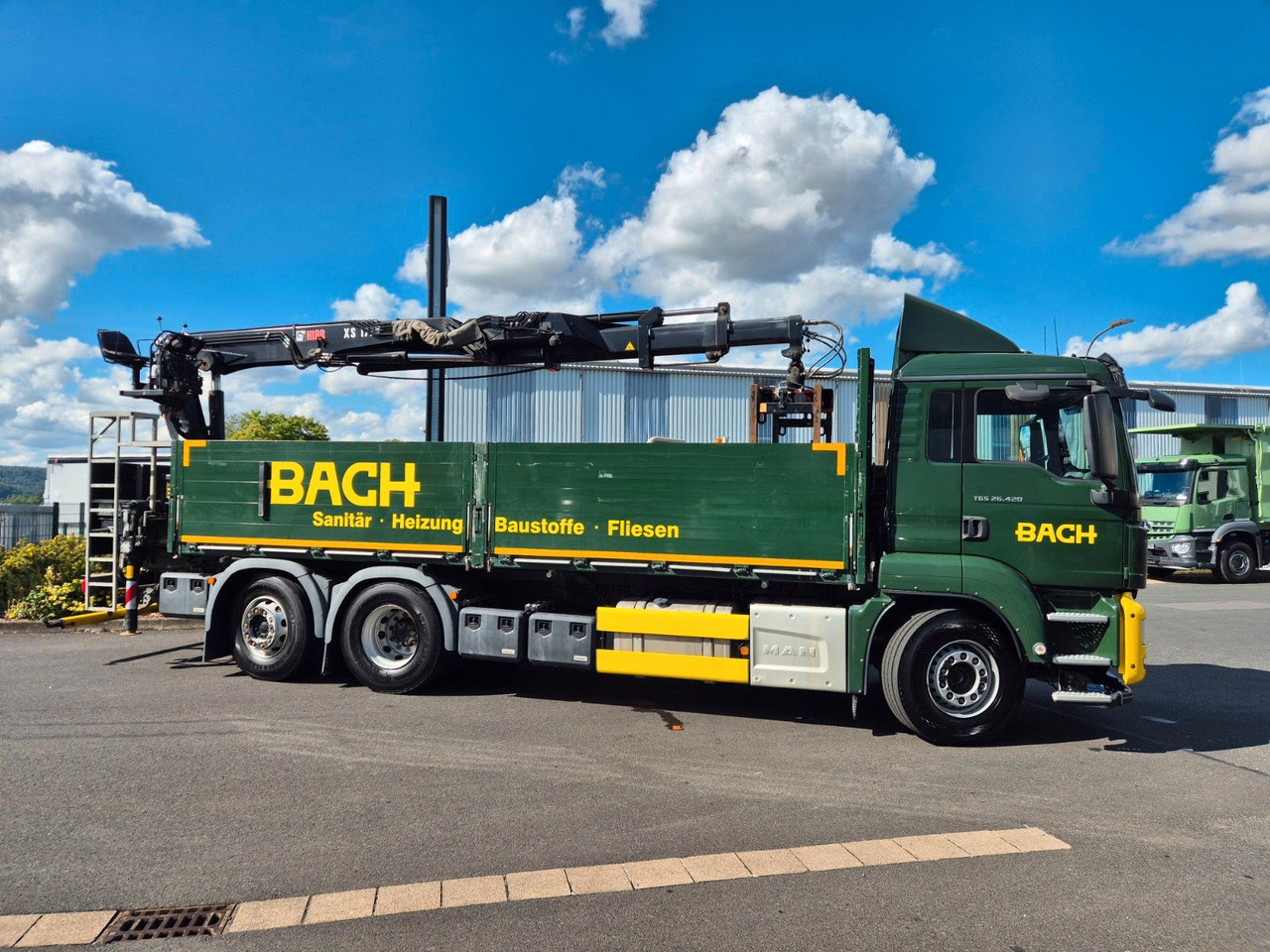 MAN TGS 26.420 6x2-4 LL Hiab 177K PRO 2 Stück - Vrachtwagen met open laadbak: afbeelding 5 MAN TGS 26.420 6x2-4 LL Hiab 177K PRO 2 Stück - Vrachtwagen met open laadbak: afbeelding 5