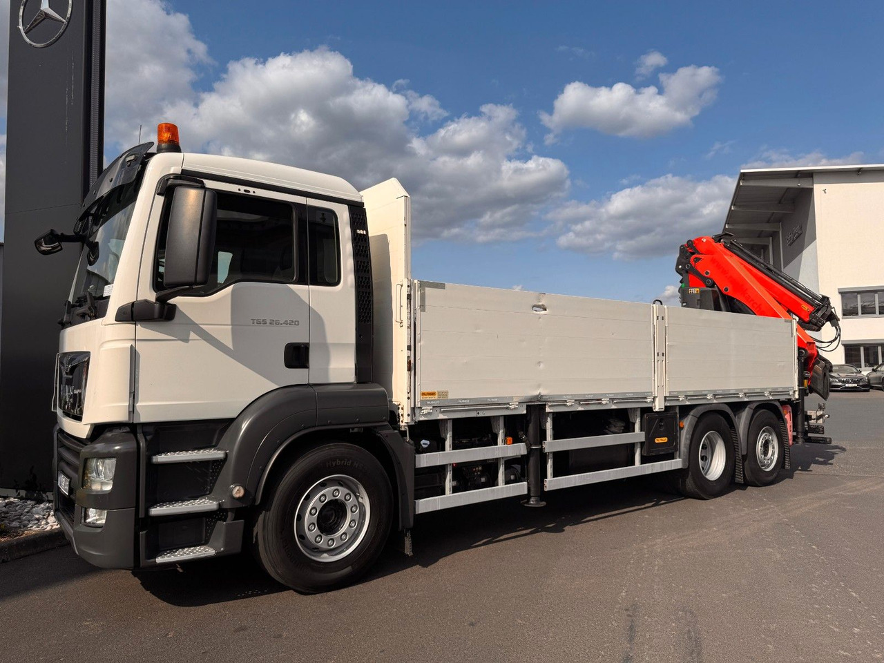 MAN TGS 26.420 L 6x2 - Vrachtwagen met open laadbak, Kraanwagen: afbeelding 4 MAN TGS 26.420 L 6x2 - Vrachtwagen met open laadbak, Kraanwagen: afbeelding 4