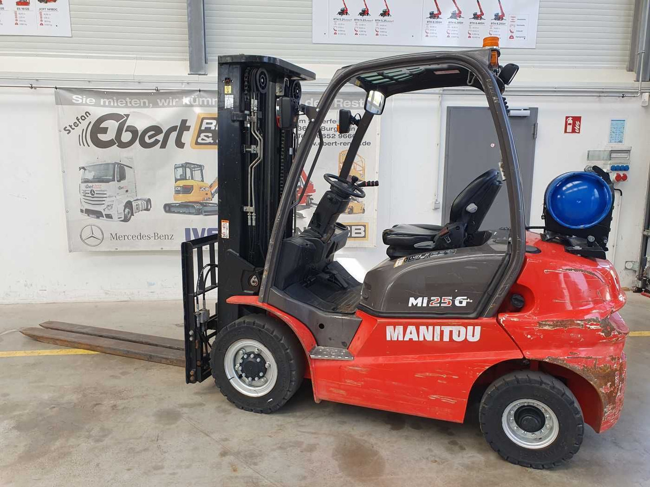 Manitou MI 25 G / Triplex: 4.70m / nur 1.976h! / SS - LPG heftruck: afbeelding 2 Manitou MI 25 G / Triplex: 4.70m / nur 1.976h! / SS - LPG heftruck: afbeelding 2