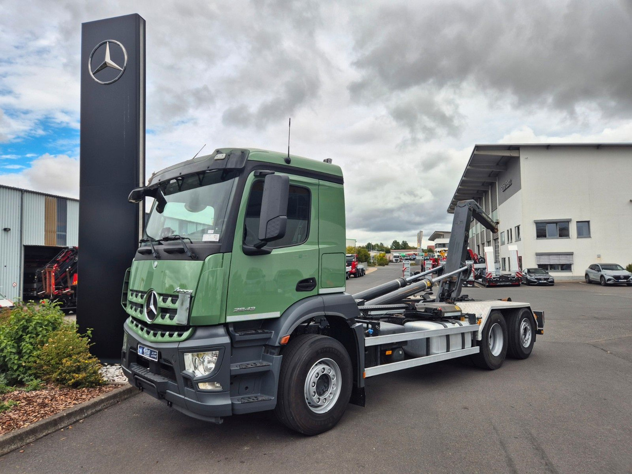 Mercedes-Benz Arocs 2643 L 6x2-4 Meiller RS 21.65 Funk AHK - Haakarmsysteem vrachtwagen: afbeelding 1 Mercedes-Benz Arocs 2643 L 6x2-4 Meiller RS 21.65 Funk AHK - Haakarmsysteem vrachtwagen: afbeelding 1