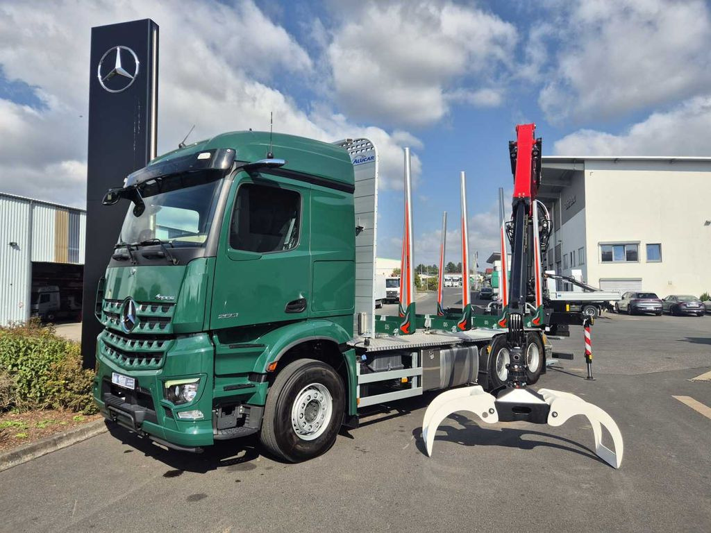 Mercedes-Benz Arocs 2651 L 6x4 Kran Epsilon TZ 12-86 Retarder - Houttransport, Kraanwagen: afbeelding 1 Mercedes-Benz Arocs 2651 L 6x4 Kran Epsilon TZ 12-86 Retarder - Houttransport, Kraanwagen: afbeelding 1