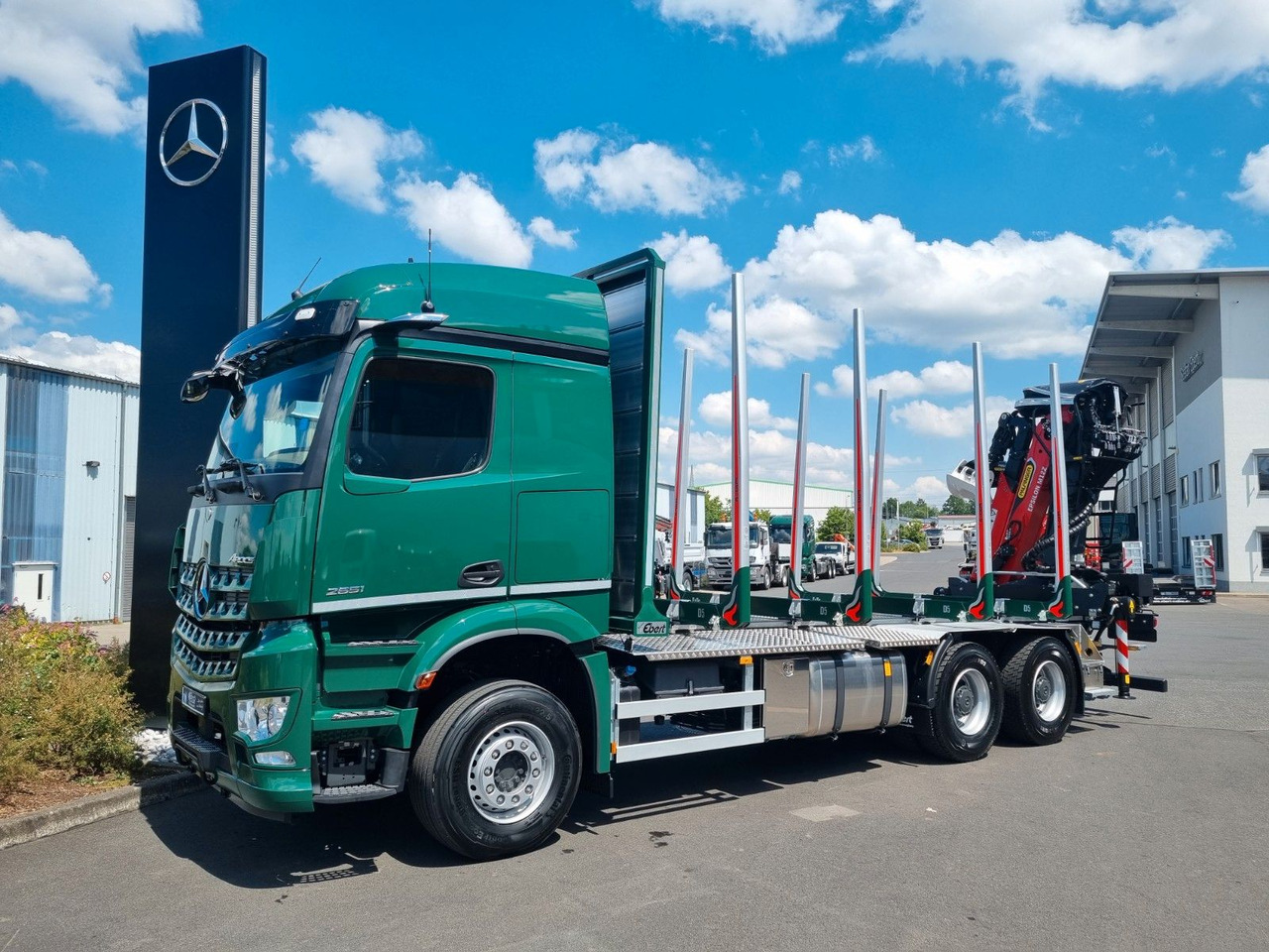 Mercedes-Benz Arocs 2651 L 6x4 Palfinger Epsilon TZ12-98 - Houttransport, Kraanwagen: afbeelding 2 Mercedes-Benz Arocs 2651 L 6x4 Palfinger Epsilon TZ12-98 - Houttransport, Kraanwagen: afbeelding 2