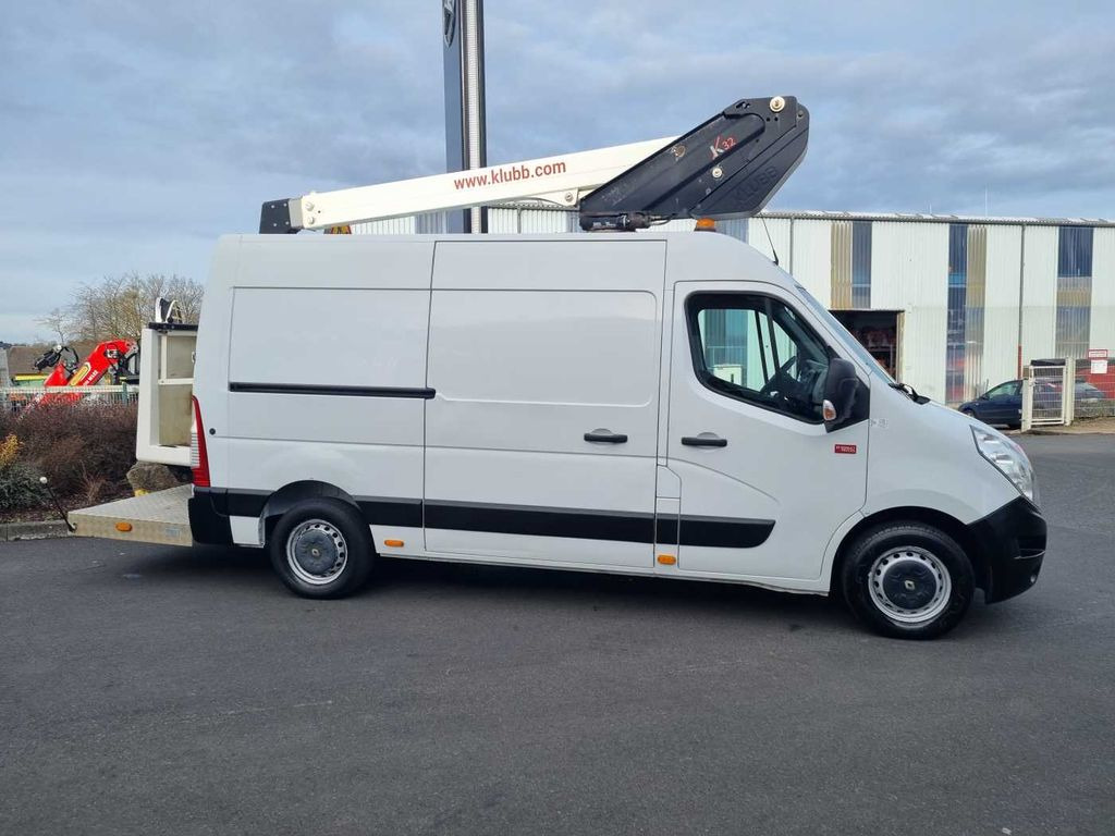 Vrachtwagen hoogwerker, Bestelwagen Renault Master 2.3 dCi / KLUBB K32, 12,5m: afbeelding 10