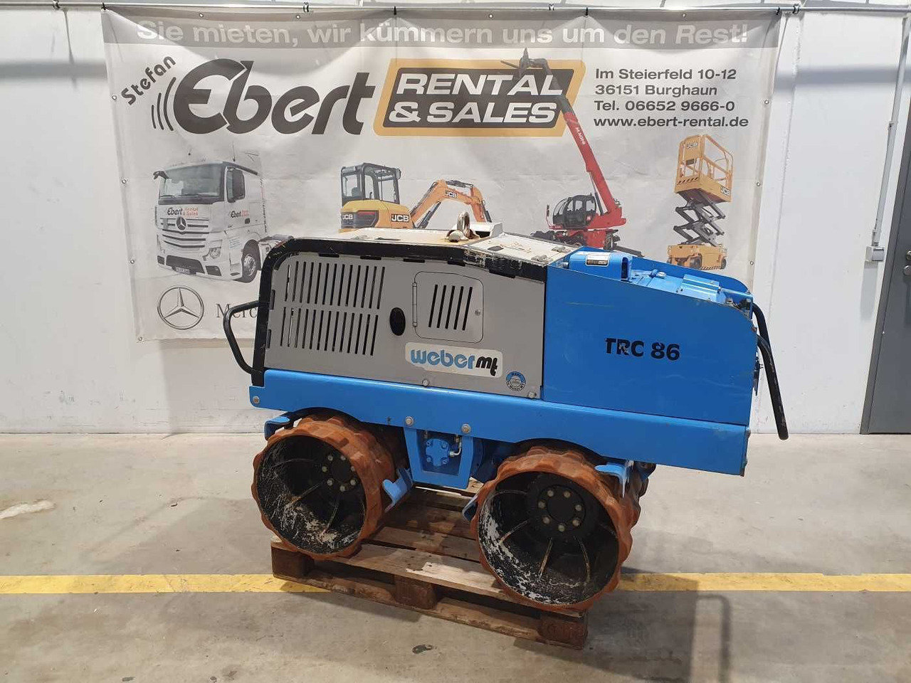 Weber TRC 86 Grabenwalze / 2020 / Funk / nur 112h - Kleine wals: afbeelding 1 Weber TRC 86 Grabenwalze / 2020 / Funk / nur 112h - Kleine wals: afbeelding 1