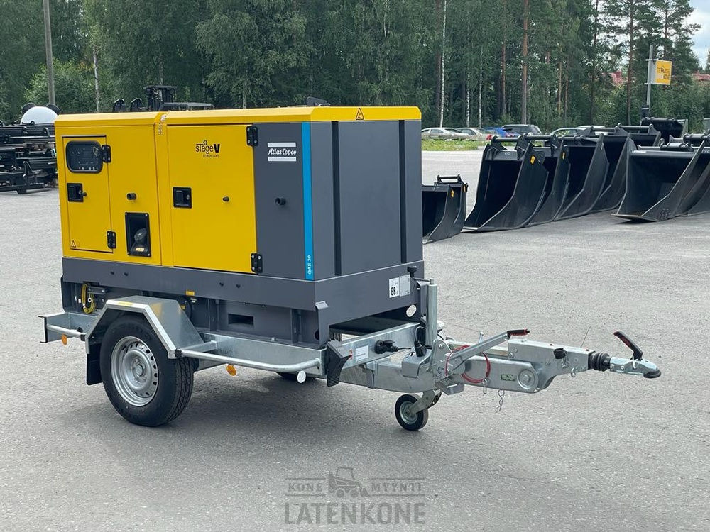 Atlas Copco QAS 30 50 Hz Generaattori StageV vetovarustuksella - Industrie generator: afbeelding 3 Atlas Copco QAS 30 50 Hz Generaattori StageV vetovarustuksella - Industrie generator: afbeelding 3