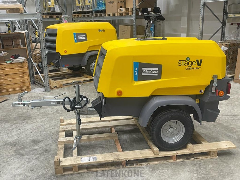 Atlas Copco XAS 38 StV Vaunukompressori UUSI - Luchtcompressor: afbeelding 3 Atlas Copco XAS 38 StV Vaunukompressori UUSI - Luchtcompressor: afbeelding 3