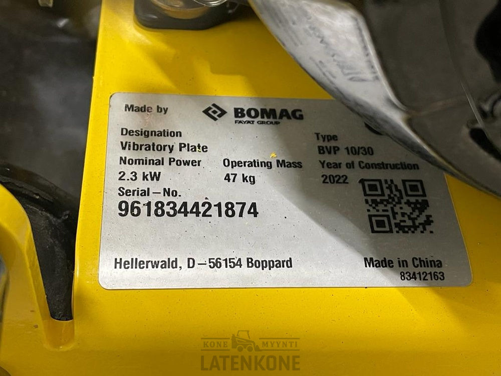 Trilplaat Bomag BVP10/30 tärylätkä: afbeelding 16