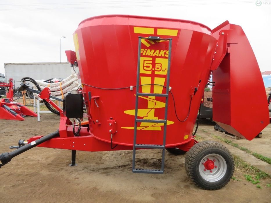 Fimaks Vertical Mixer feeder 5,5 m3 - Voermengwagen: afbeelding 5 Fimaks Vertical Mixer feeder 5,5 m3 - Voermengwagen: afbeelding 5